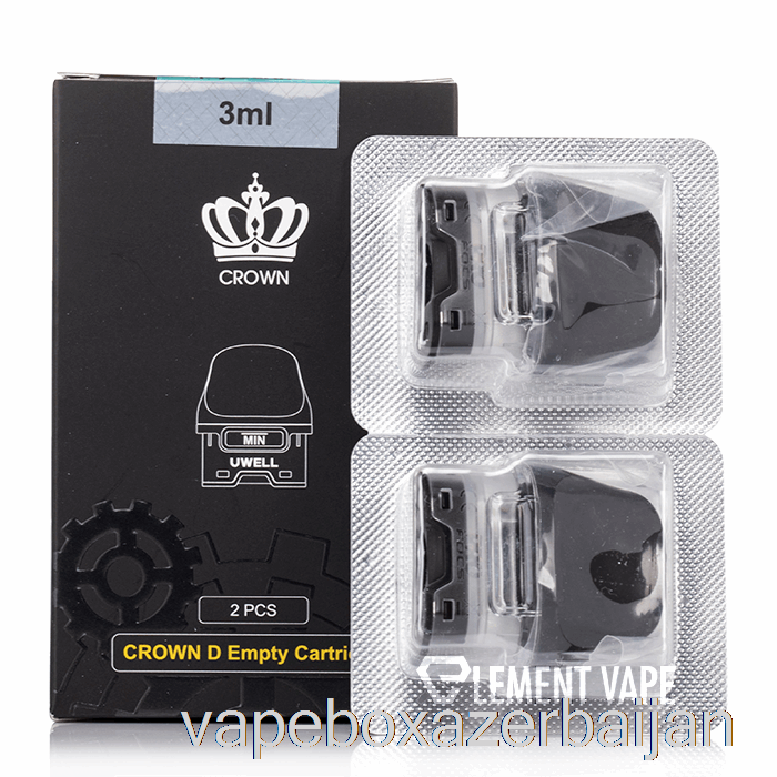 Vape Baku Uwell Crown D Replacement Pods 0.3ohm Crown D Pods